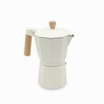 Cafetera-moka-9-tazas-blanca-mango-en-madera