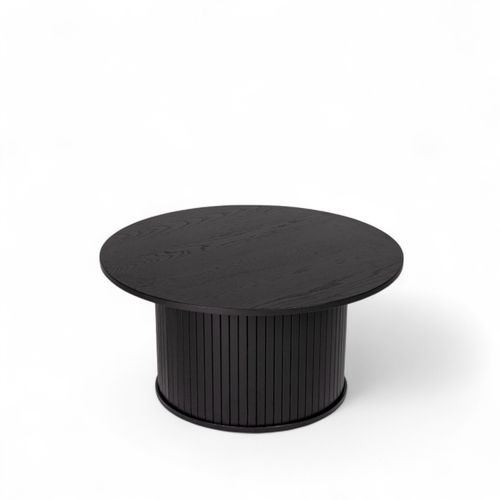 Mesa de centro Lenon redonda 45x90x90 negro