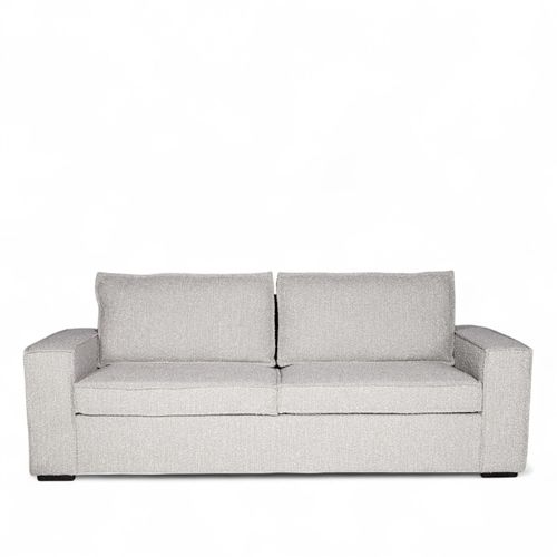 Sofá cama Agora gris boucle 89x217x85