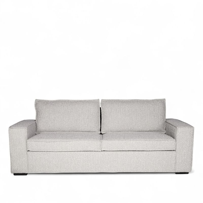 Sofa-cama-Agora-gris-boucle-89x217x85