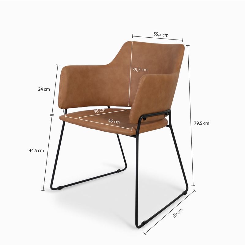 Silla-comedor-Dakota-miel