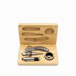 Kit-vino-caja-bambu-set-x4