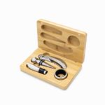 Kit-vino-caja-bambu-set-x4