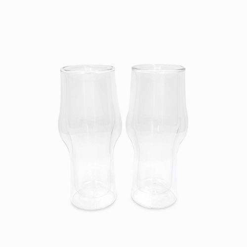 Vaso pilsener doble pared 500ml setx2