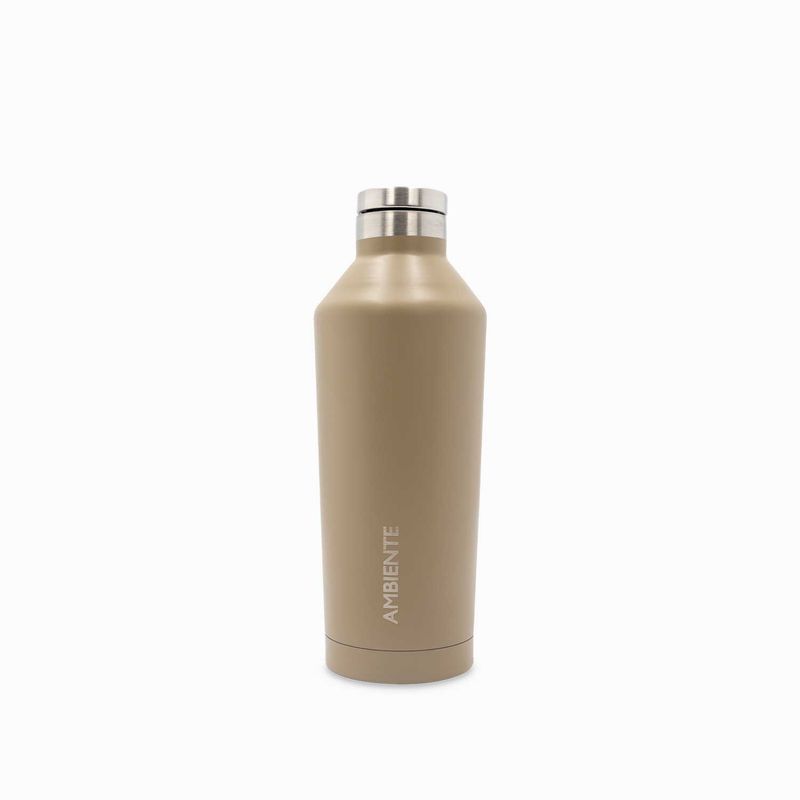 Botella-doble-pared-en-acero-taupe