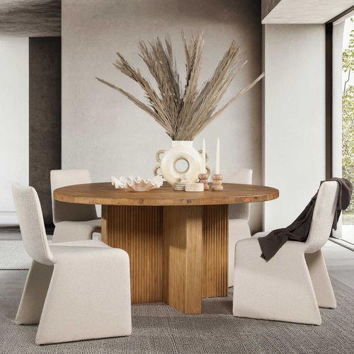 Silla de comedor Falcon beige 85x52x59