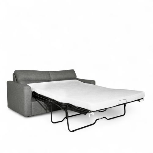 Sofá cama Bacco gris oscuro 96x184x91