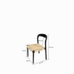 Silla-comedor-Arco-tejida-color-negro