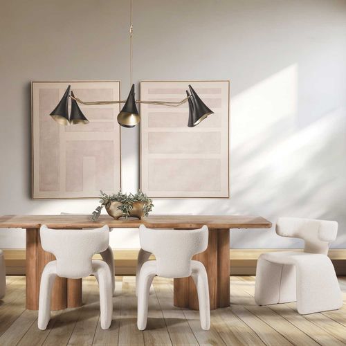 Silla comedor Evi beige