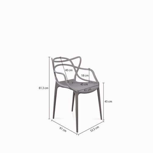 Silla York gris