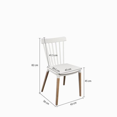 Silla Rail blanca