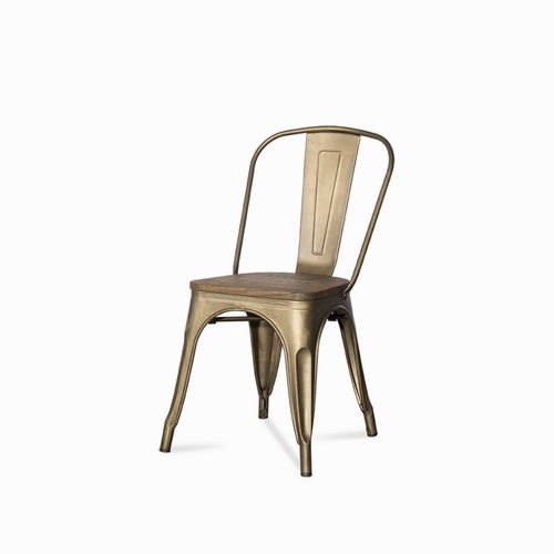 Silla de comedor Industrial en madera Gun