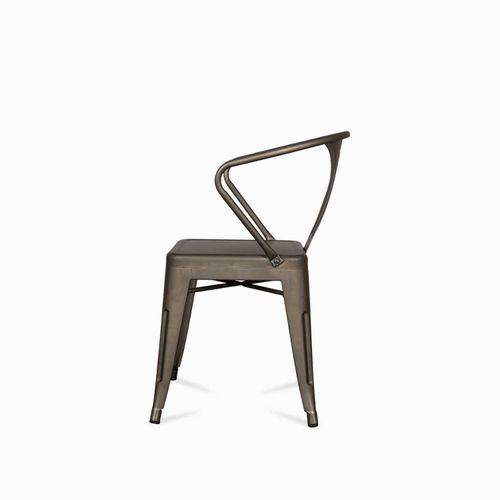 Silla comedor industrial brazo peak gun