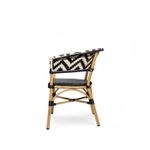 Silla-de-comedor-Bistro-blanco-y-beige-78x58x63