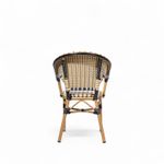 Silla-de-comedor-Bistro-brazos-gris---negro---beige-81x55x59