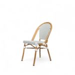 Silla-de-comedor-Bistro-sin-brazos-blanco-y-verde-89x48x59