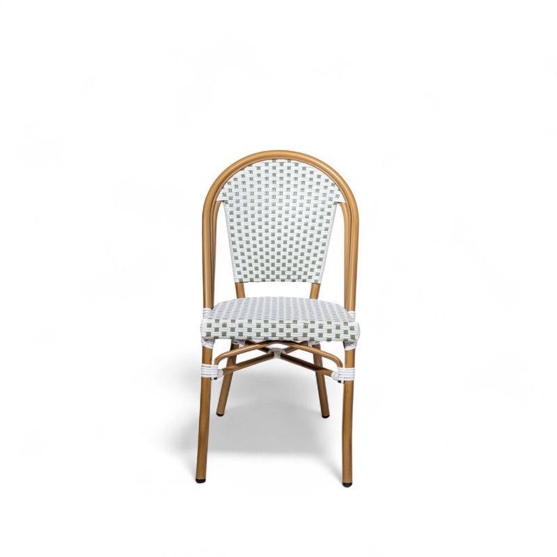 Silla-de-comedor-Bistro-sin-brazos-blanco-y-verde-89x48x59