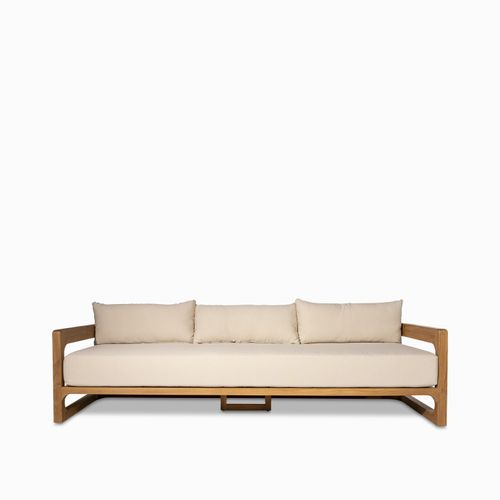 Sofá 3 puestos Florencia Beige