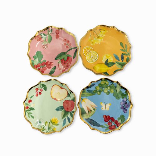Plato mediano Frutal 20cm setx4
