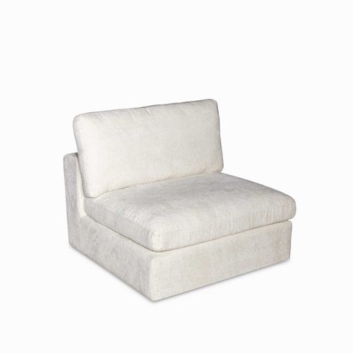 Modular laurent esquina beige peludo 60x98x100