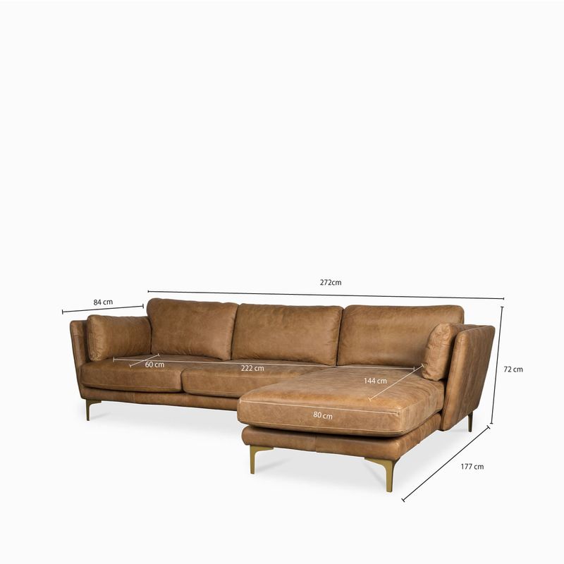 Sofa-en-L-Italian-Cognac