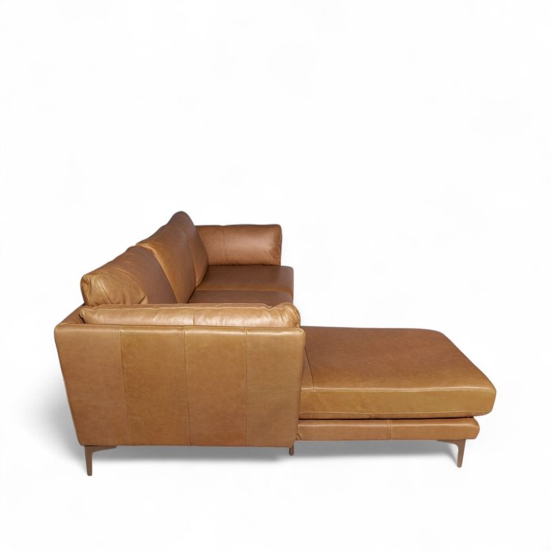 Sofa-en-L-Italian-Cognac