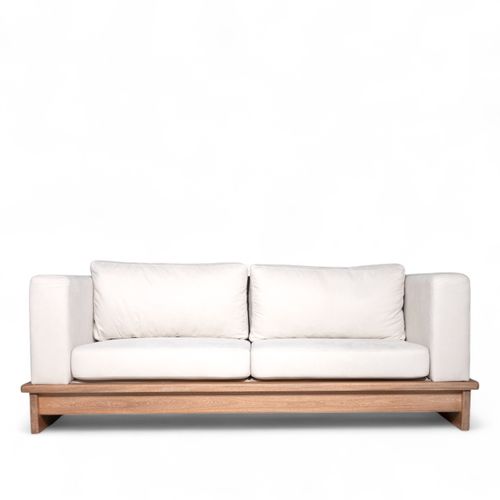 Sofá Base Madera Beige