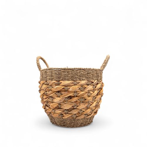 Canasta Kalum fibra natural l 30x35cm