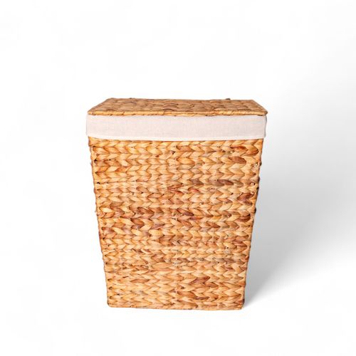 Canasta rectangular con tapa l 55x44x34cm