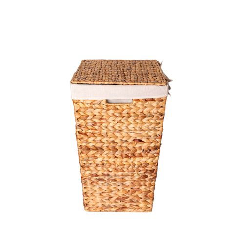 Canasta rectangular con tapa l 55x44x34cm