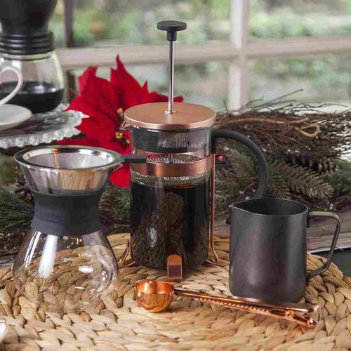 Cafetera prensadora 4 tazas copper