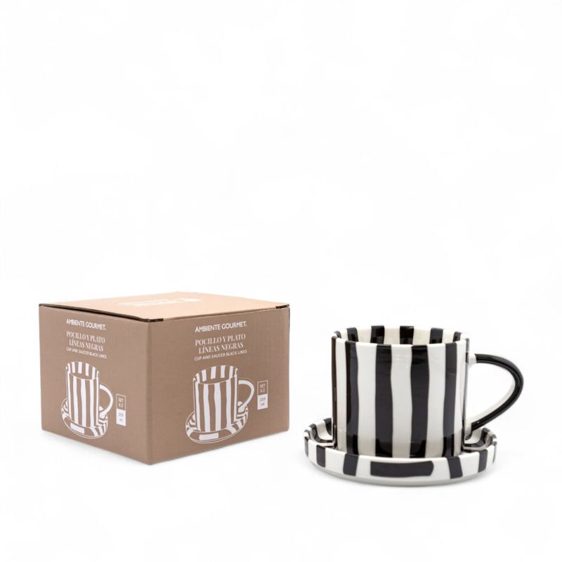 Pocillo-y-plato-lineas-negro