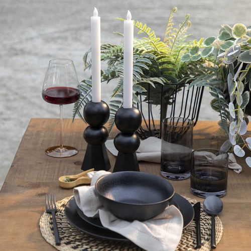 Set x 2 velas led largas 2 x 25 cm
