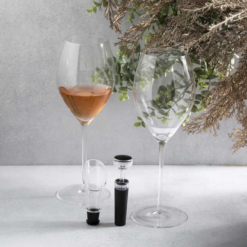 Set-tapa-y-dispensador-botella-de-vino