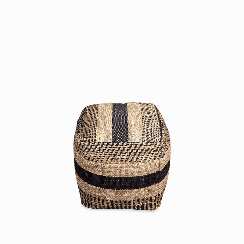 Puff-yute-lineas-negras-40x40cm