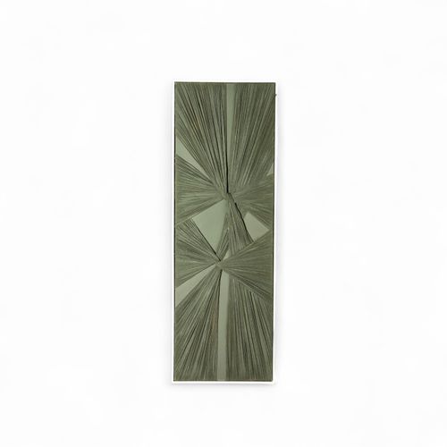 Cuadro nudos verde 153x53