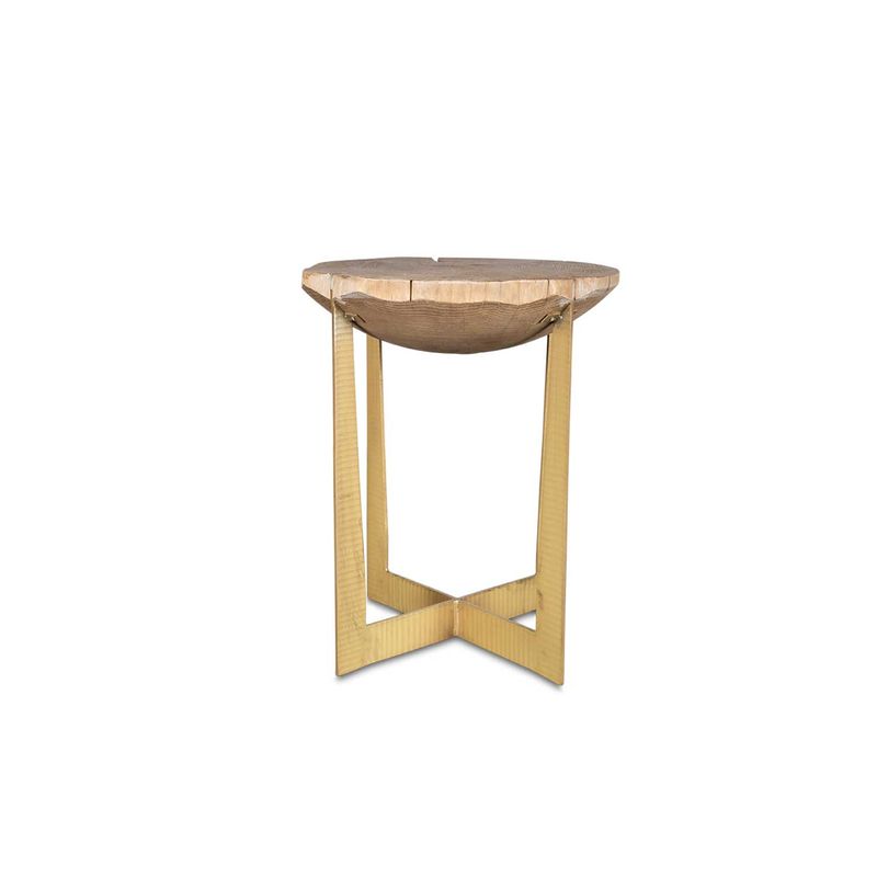 Mesita-tronco-oval-brass-66x56x56-cm