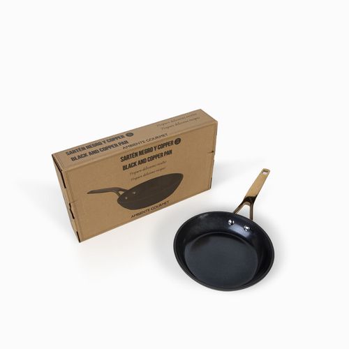 Sartén negro y copper 20 cm