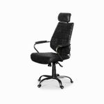 Silla-Cuero-Escritorio-negra