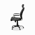 Silla-Cuero-Escritorio-negra