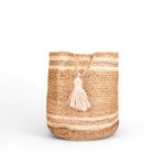 Canasto-yute-lineas-blancas-40cm