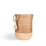 Canasto-yute-base-blanca-40cm