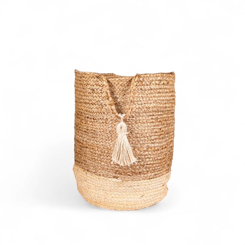 Canasto-yute-base-blanca-40cm