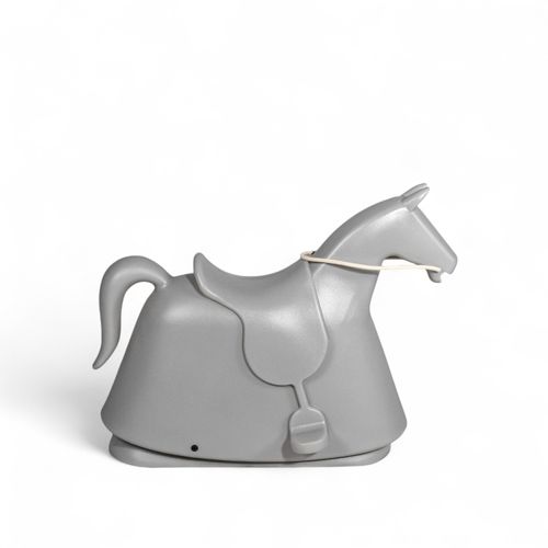 Silla niños caballo gris
