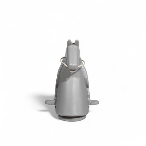 Silla niños caballo gris