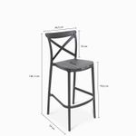 Silla-X-negra-bar-en-plastico