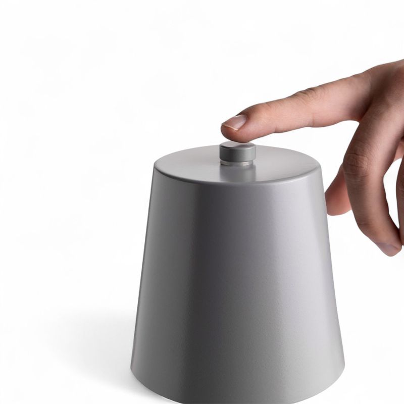 Lampara-Colonna-gris-25cm