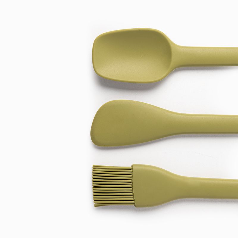 Utensilios-mini-silicona-verde-set-x3