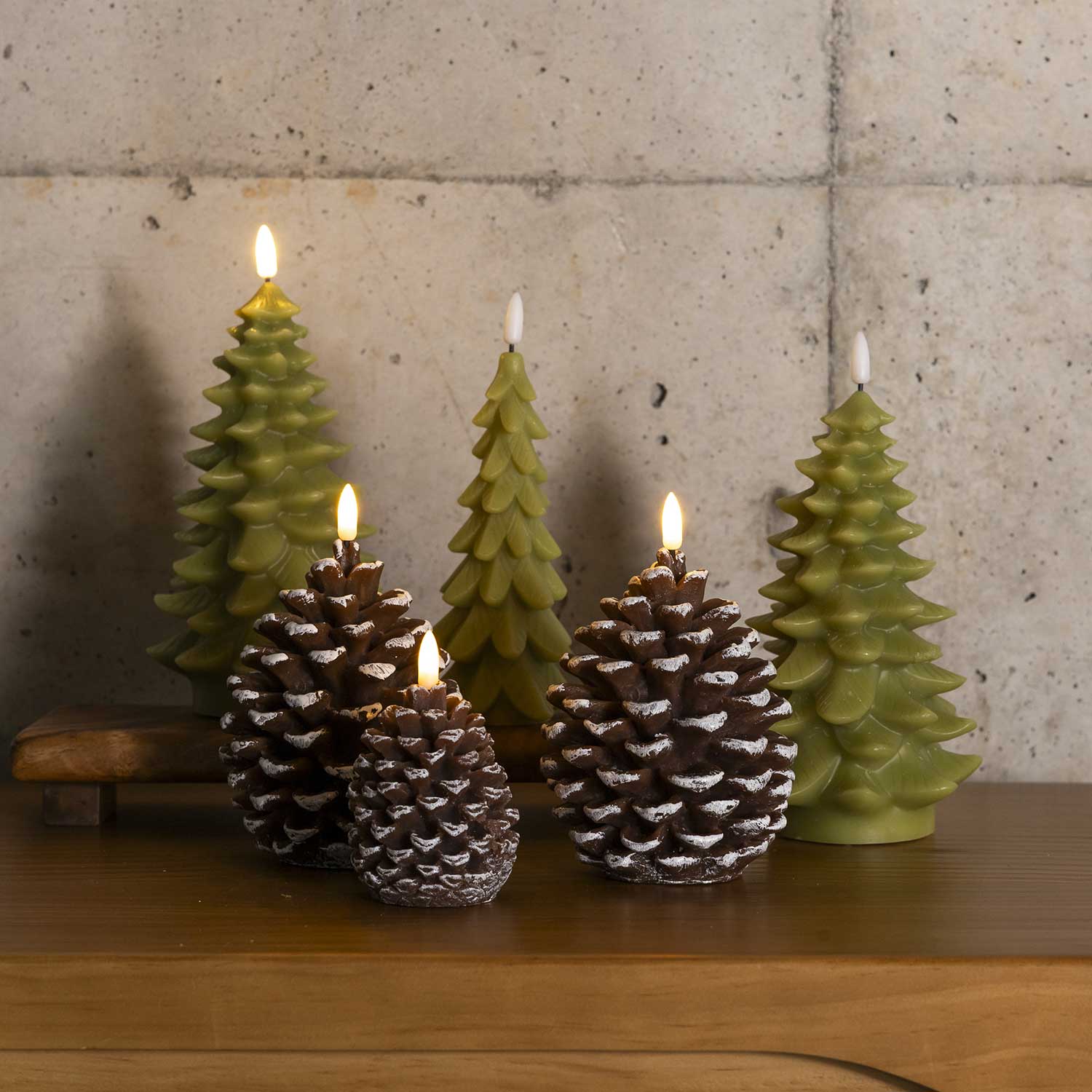 Vela Led Arbol Navidad Verde 20Cm|Ambiente Living, image size:1500x1500