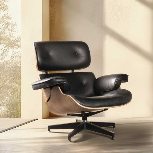 Poltrona reclinable negra